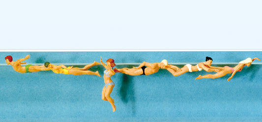 Preiser 10306 Swimmers (6) Exclusive Figure Set HO