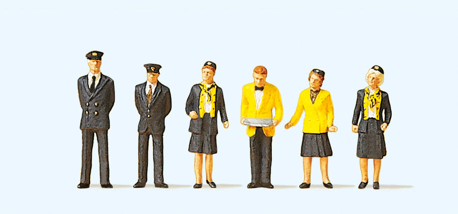 Preiser 10375 Railway Personnel (6) Exclusive Figure Set HO