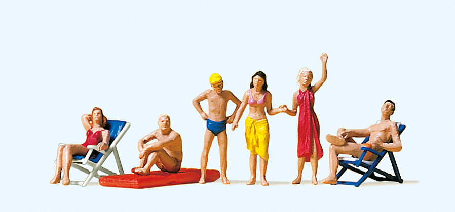 Preiser 10428 By the Lake (6) Exclusive Figure Set HO