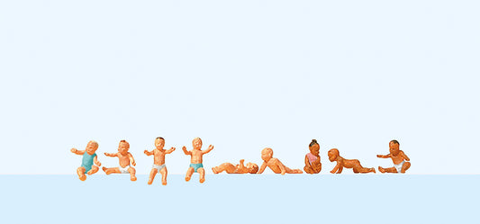 Preiser 10529 Babies (9) Exclusive Figure Set HO