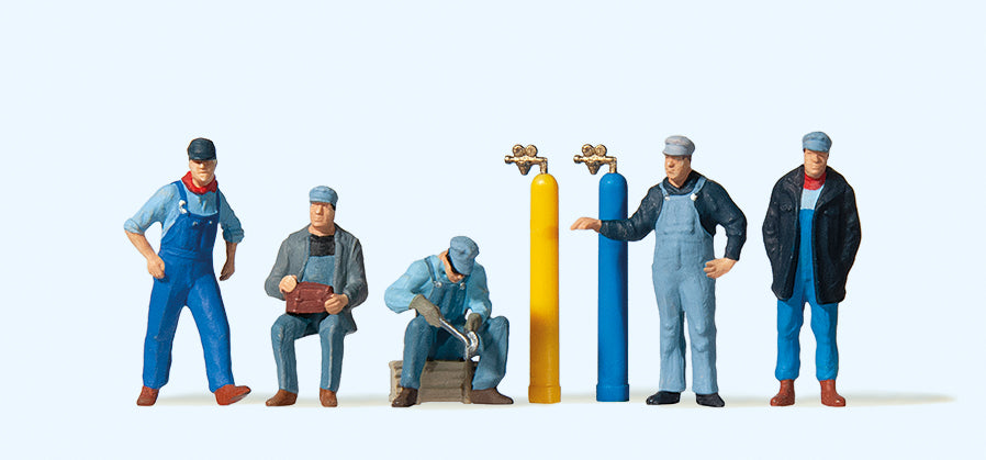 Preiser 10535 American Railway Personnel (5) Exclusive Figure Set HO