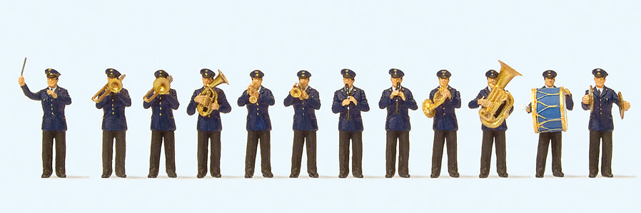 Preiser 10600 DB Band (11) and Conductor Exclusive Figure Set HO