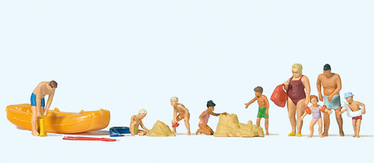 Preiser 10692 Leisure Time at the Lake (9) Exclusive Figure Set HO