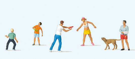 Preiser 10696 Outdoor Fun (5) Exclusive Figure Set HO