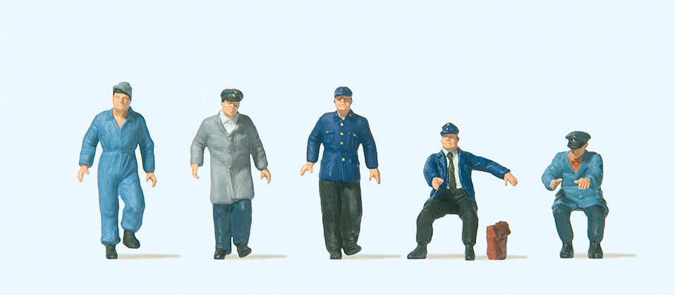 Preiser 10752 Electric Vehicle Drivers (5) Exclusive Figure Set HO
