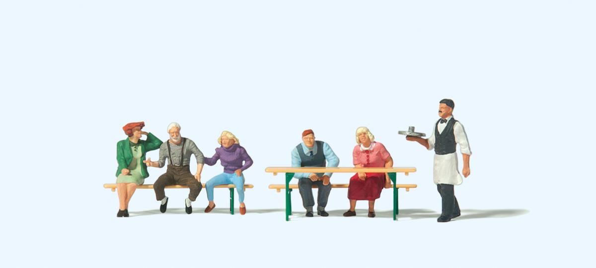 Preiser 10782 Wine Festival (6) Exclusive Figure Set HO