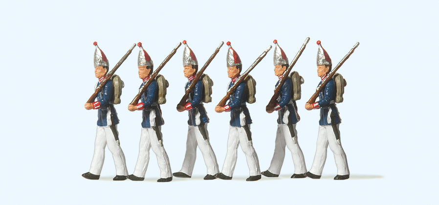 Preiser 12189 Guards Regiment on Foot Potsdam 1894(6) Exclusive Figure Set HO