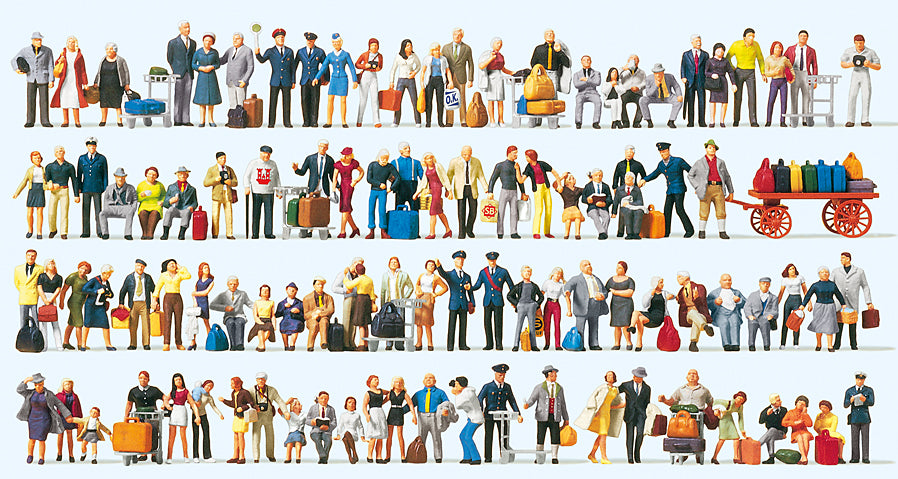 Preiser 13000 Railway Figures (100) Exclusive Figure Super Set HO