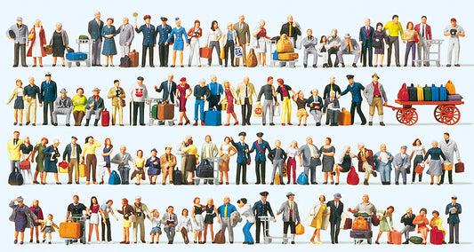 Preiser 13000 Railway Figures (100) Exclusive Figure Super Set HO