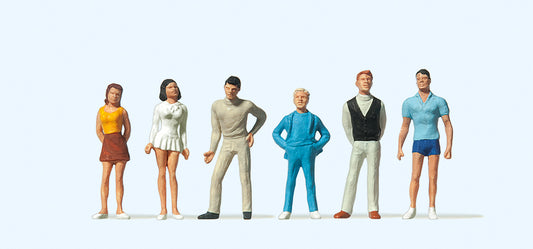 Preiser 14003 Teenagers (6) Standard Figure Set HO