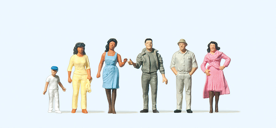 Preiser 14045 Passers By (6) Standard Figure Set HO