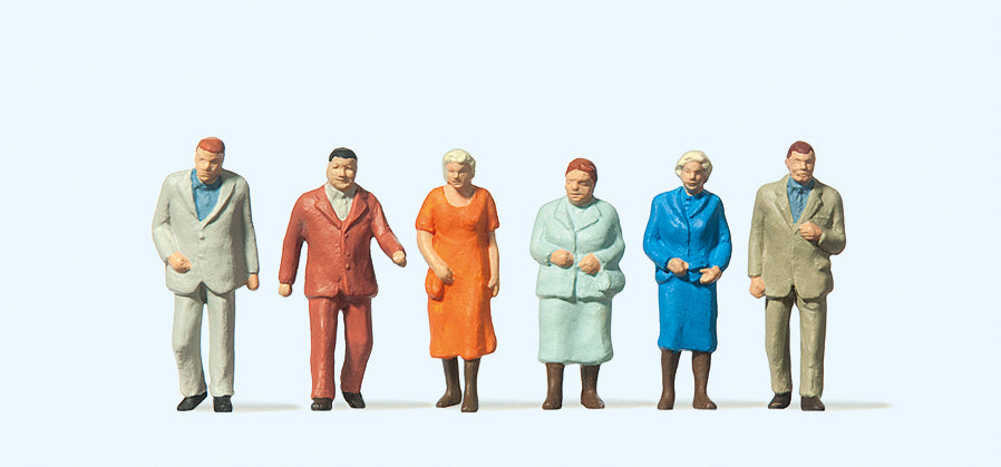 Preiser 14059 Passers By (6) Standard Figure Set HO
