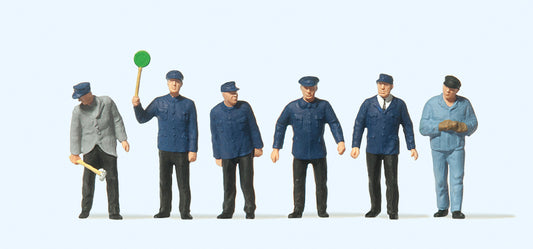 Preiser 14118 German Railway Staff Era III (6) Standard Figure Set HO
