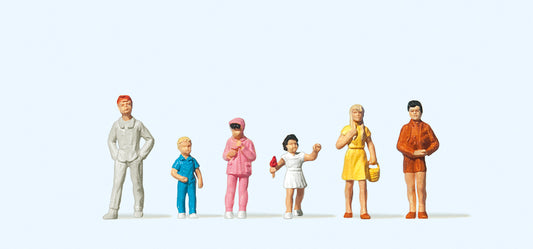 Preiser 14126 Children (6) Standard Figure Set HO