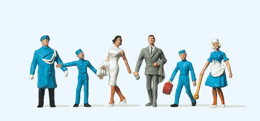 Preiser 14131 Hotel Reception Scene (6) Standard Figure Set HO