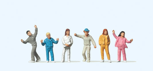 Preiser 14139 Children & Teenagers (6) Standard Figure Set HO