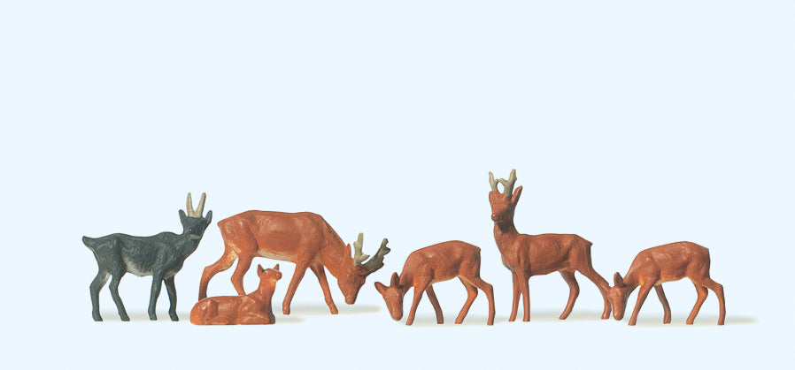 Preiser 14178 Reindeer (6) Standard Figure Set HO
