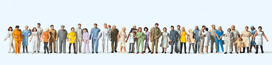 Preiser 14402 Standing/Walking Passers By (36) Standard Figure Set HO