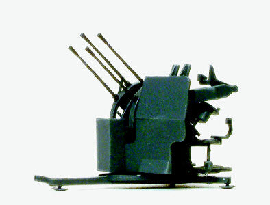 Preiser 16582 German Reich 1939-45 Flakbierling 38 with Trailer Kit HO