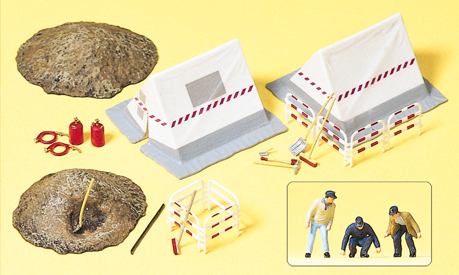 Preiser 17179 Telecomms Repair Accessories Kit HO