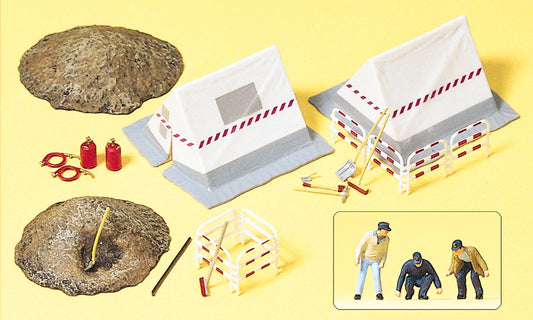 Preiser 17179 Telecomms Repair Accessories Kit HO