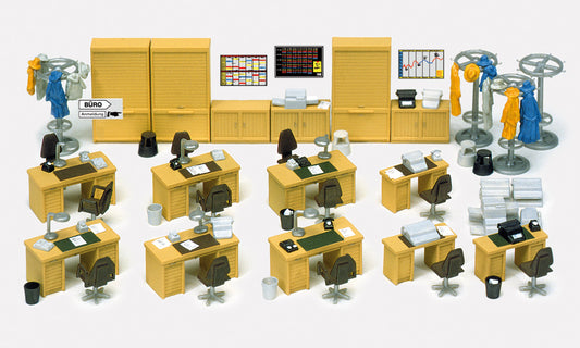 Preiser 17184 Office Interior Kit HO