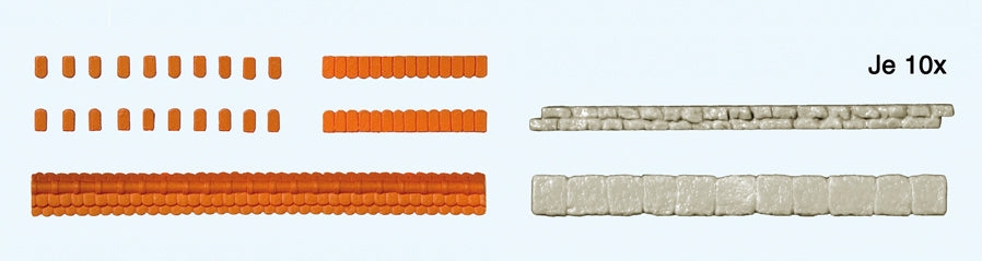 Preiser 18218 Parapet Detailing Kit HO