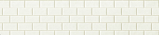 Preiser 19605 Floor Tiles Sheet White Rectangles 95x95mm (3) HO