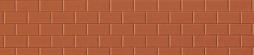 Preiser 19606 Floor Tiles Sheet Terracotta Rectangles 95x95mm (3) HO