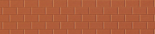 Preiser 19606 Floor Tiles Sheet Terracotta Rectangles 95x95mm (3) HO