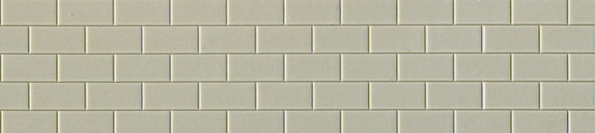 Preiser 19607 Floor Tiles Sheet Grey Rectangles 95x95mm (3) HO