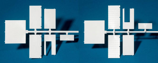 Preiser 19652 Room (Walls/Door/Floor) Kit 3pcs HO