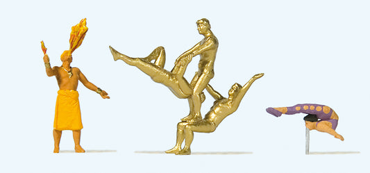 Preiser 20266 Circus Artists (5) Figure Set HO