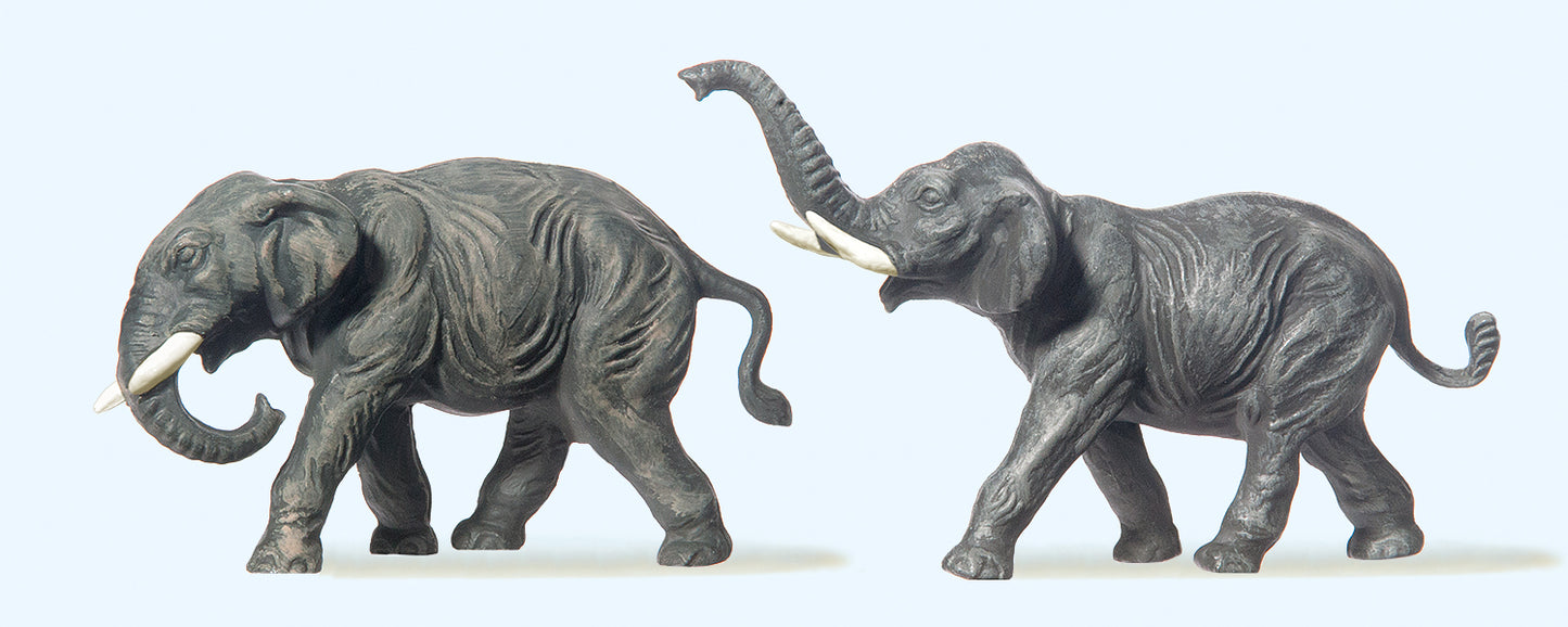 Preiser 20375 Circus Elephants (2) Figure Set HO