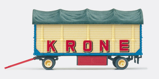 Preiser 21023 Circus Krone Covered Equipment Trailer HO