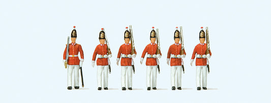 Preiser 24641 Carnival King's Guard (6) Figure Set HO
