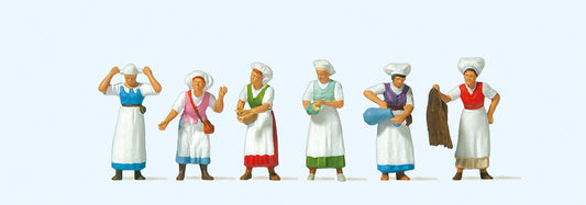 Preiser 24760 Medieval Festival (6) Exclusive Figure Set HO