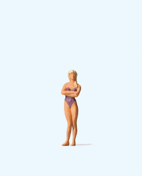 Preiser 28071 Female Bather Standing Figure HO