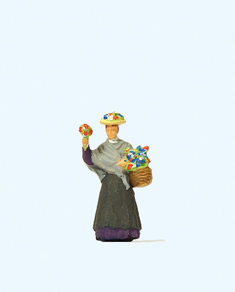 Preiser 28106 Flower Seller Figure HO