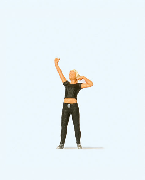 Preiser 28178 Woman Stretching Figure HO