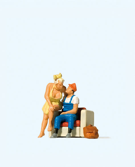 Preiser 28182  Home from a Busy Work Day Figure HO