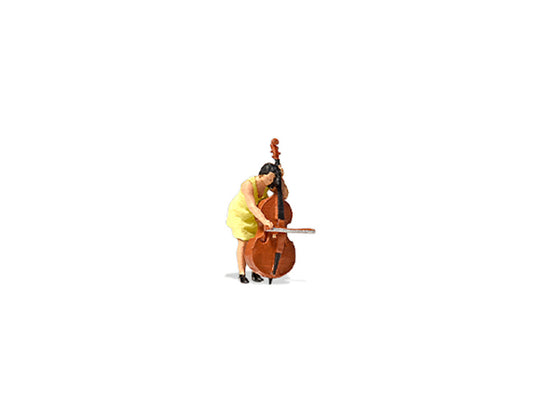 Preiser Musician with Double Bass Figure PR28273 HO Gauge