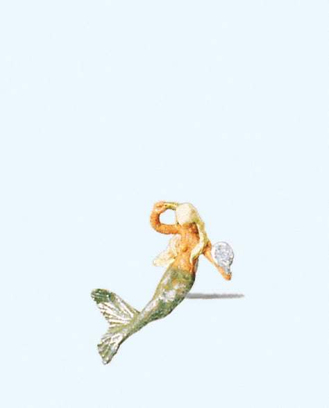 Preiser 29013 Mermaid with Mirror Figure HO