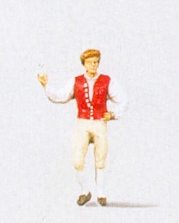 Preiser 29023 Man in German (Urach) National Costume Figure HO