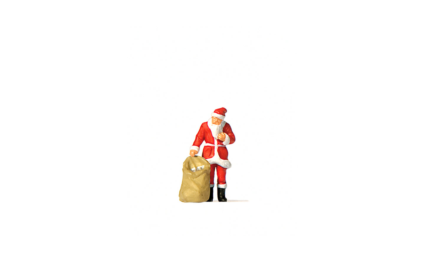 Preiser 29027 Santa Claus with Sack of Gifts Figure HO