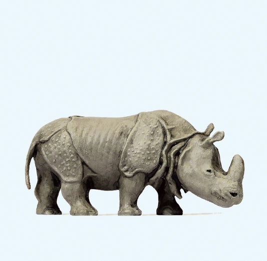 Preiser 29502 Indian Rhinoceros (Head Down) Figure HO