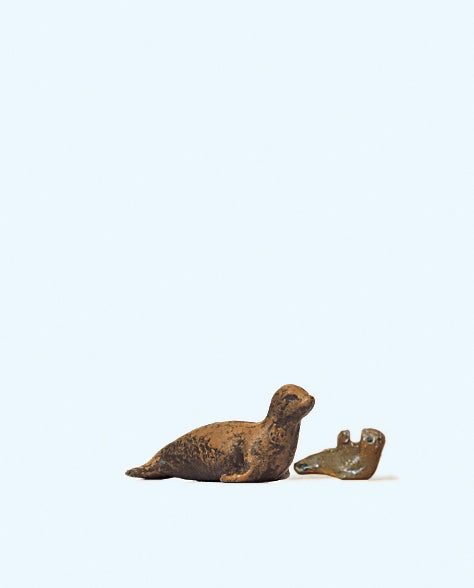 Preiser 29518 Seal and Pup Figure HO