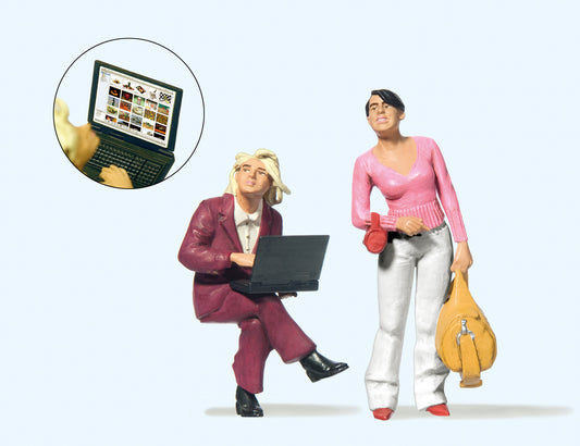 Preiser 44904 Young Women (2) Figure Set G Gauge