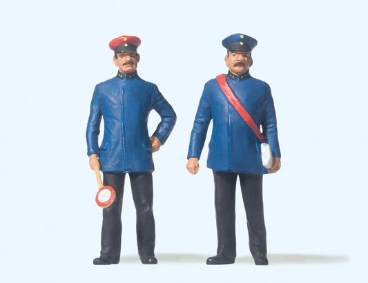 Preiser 45010 DR Railway Personnel (2) Figure Set G Gauge