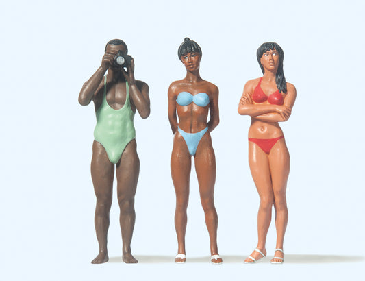 Preiser 45013 Photographer and Bathers (2) Figure Set G Gauge